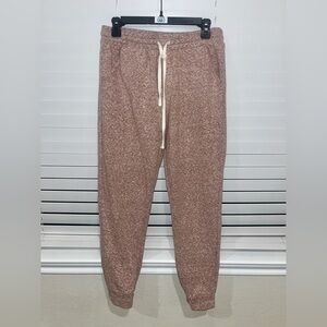 Forever 21 Pink Taupe Heathered Joggers